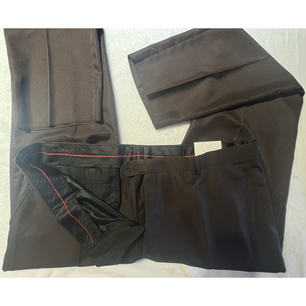 New Braveman 52R 45x36 Unhemmed Solid Cigar Brown Classic 2-Piece Suit NWT - Picture 12 of 16